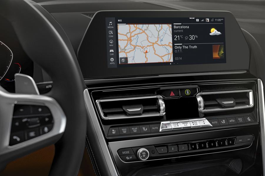 Детали интерьера BMW M850i xDrive (G15) 2018 года  (WW) (фото 27 из 88)